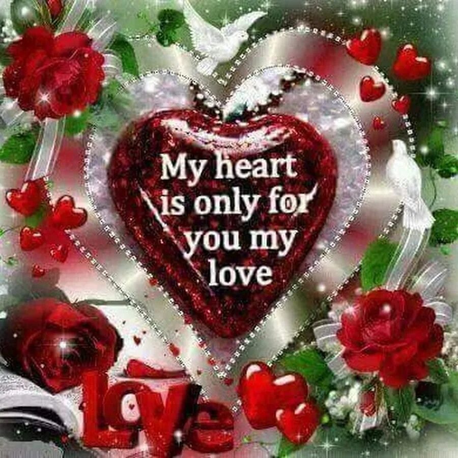 Only you in my heart. Only you.