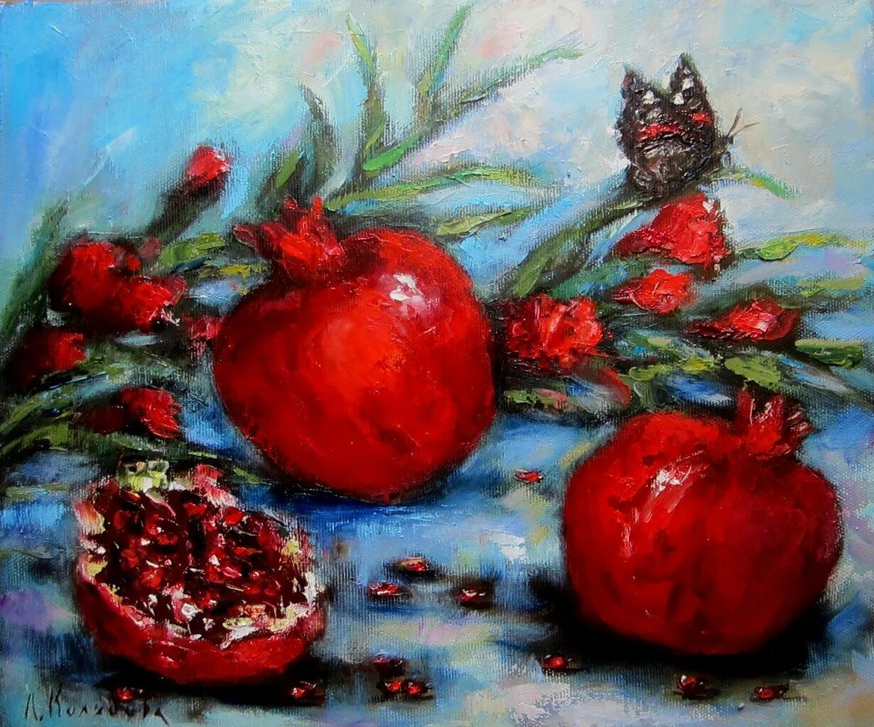 Карины гранат. Гранаты в живописи маслом. Картина маслом гранаты. Гранат живопись маслом. Робер юбер натюрморт гранат.