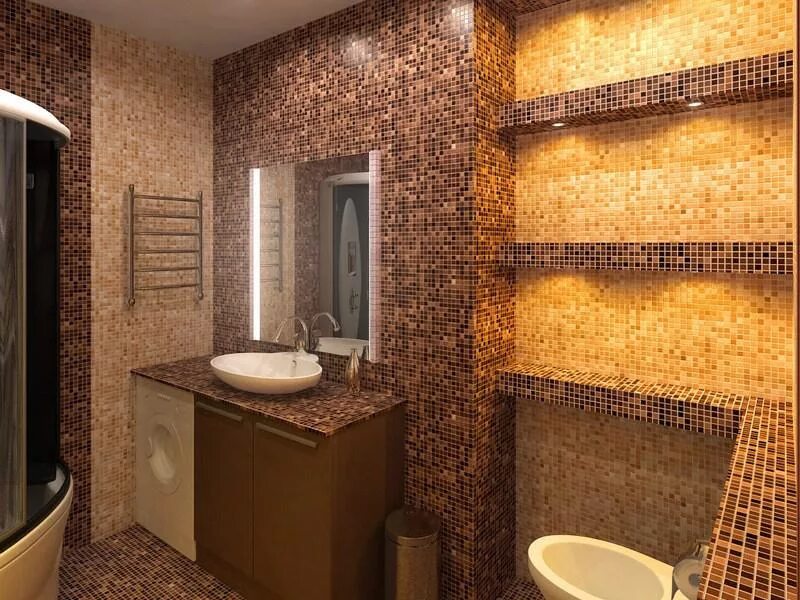 Плитка мозаика GG 32,7Х32,7 см. чип- 20х20мм. стекломасса серо-черный микс плитк