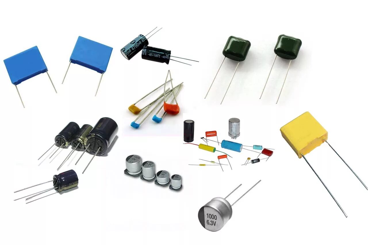 Конденсаторы. Полупроводниковых электронных компонентов. Плата. Электронные радиоэлементы. Резисторы.