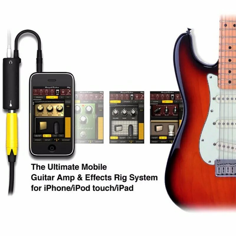 Amplitude IRIG - Electric Guitar / Bass Rig, for iphone, IPAD, IPOD. Гитара IRIG iphone. IRIG переходник для гитары к компьютеру. Guitar Rig переходник.