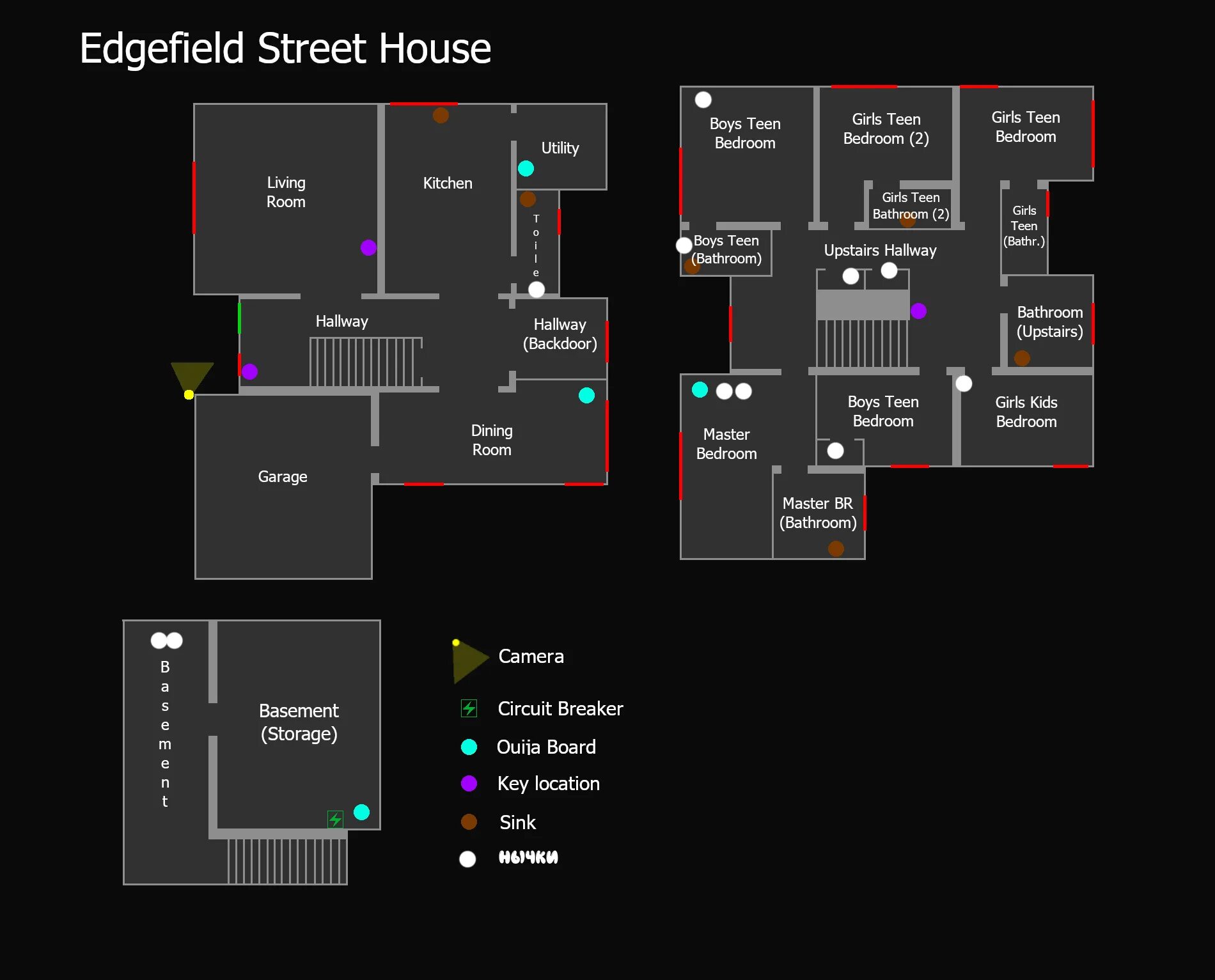 Карта dine. Карта проклятых предметов Willow Street House. Карта Tanglewood Street House. Карта Edgefield Street House. Карта Willow Street House Phasmophobia.