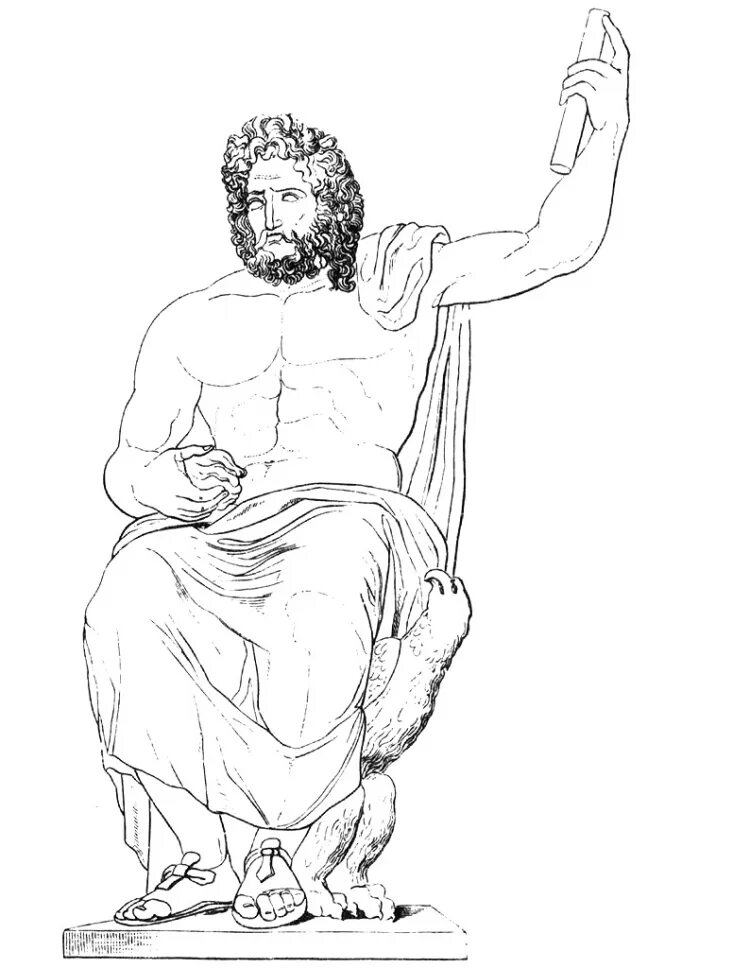Рисунок бога юпитера. Зевс Бог древней Греции. Зевс голова древняя Греция. Зевс древняя Греция рисунок. Древнегреческий Бог Зевс рисунок.