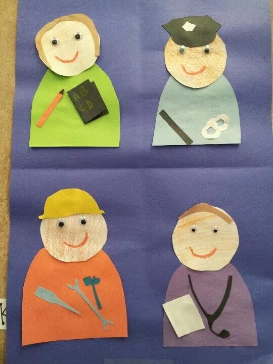 Рисование профессии старшая группа. Аппликация по профессиям в подготовительной группе. Профессии иллюстрации. Аппликация на тему профессии в старшей группе. Мастер класс по теме профессия.