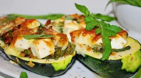 Кабачки с лисичками
