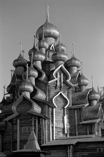 Купола преображенской церкви кижи