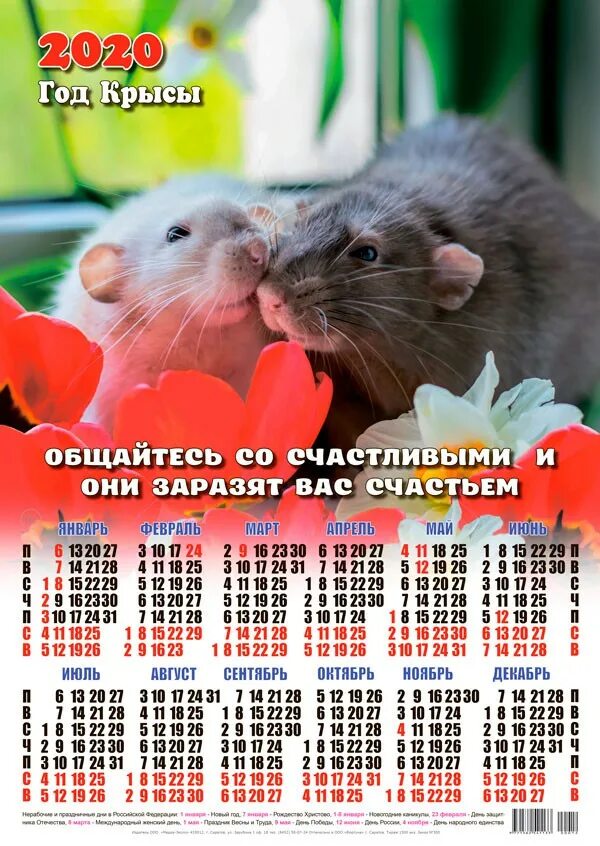 Календарь с хомяком. 2020 год. Год крысы календарь. Календарь года крысы. Календарь с мышками.