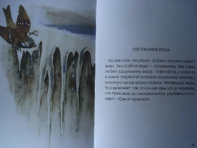 Сосулькина вода Сладков. Н Сладков Сосулькина вода. Сладков весенние рассказы