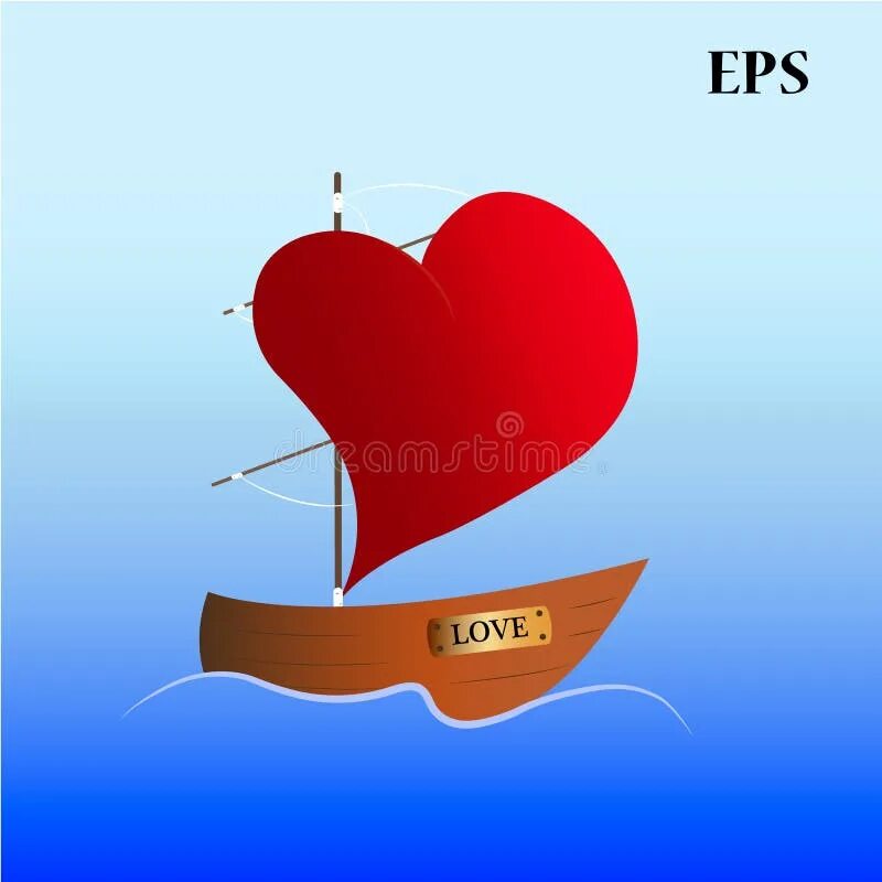 Сказочный парусник. Ship of love. Парус сердце. Каравелла бригантина фрегат. Ship of love.