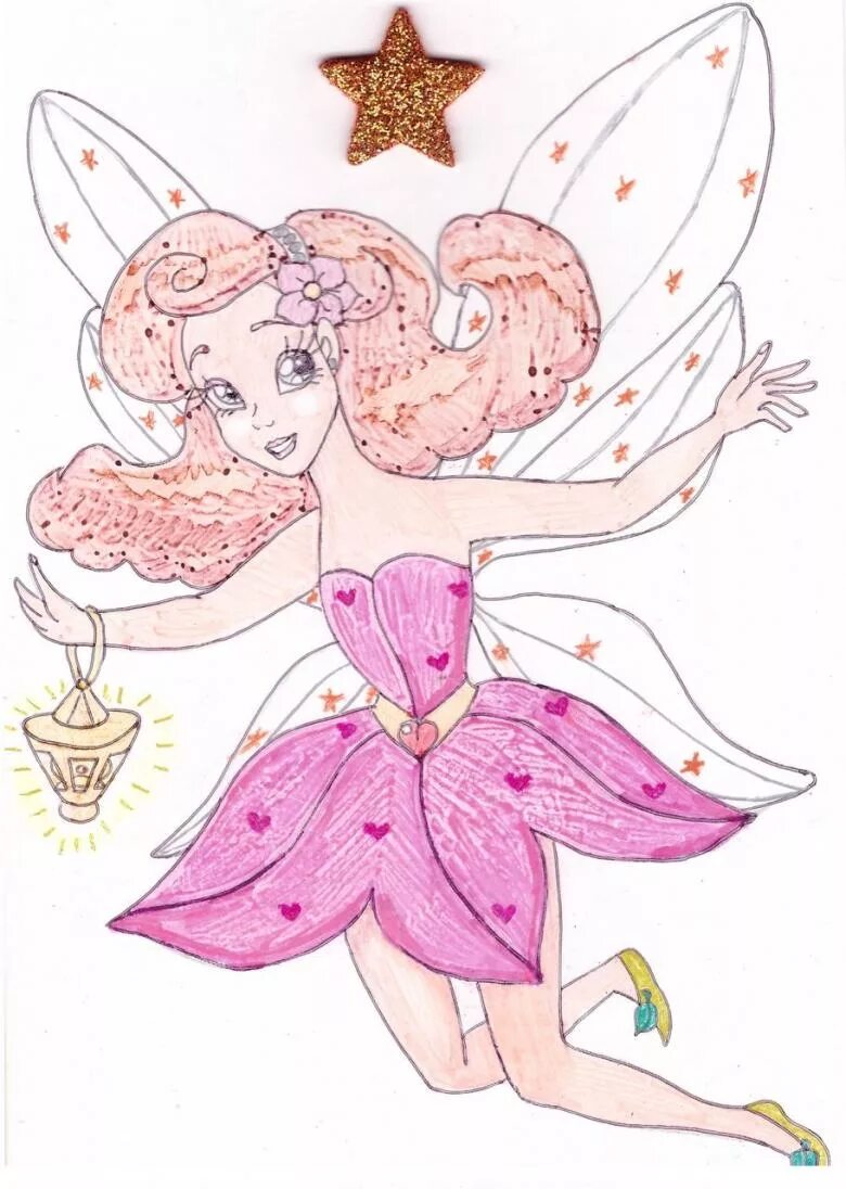 Нарисовать рисунок фею