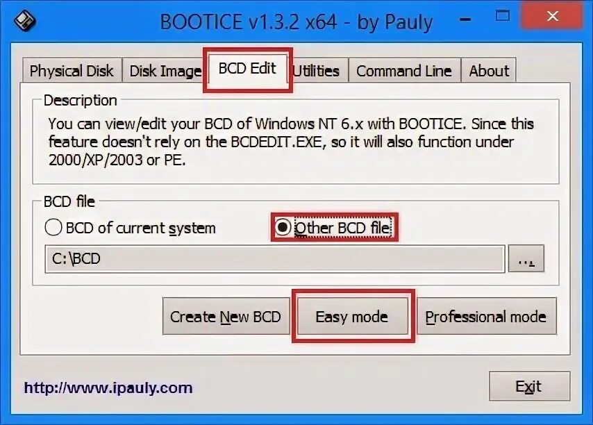 Bcd editor. Bcd формат. файл bcd где находится. где должен находится файл bcd.