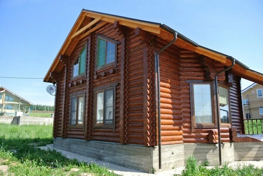 дом акватекс цвет орех. деревянный дом цвет орех. дома цвета орех. дом оцб цвет тик. дом цвета орех.