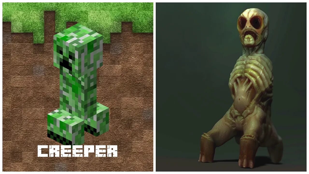 Крипер скелет. Minecraft creeper in real life. крипера зомби. зомби майнкрафт в реальной жизни. зомби и крипер майнкрафт.