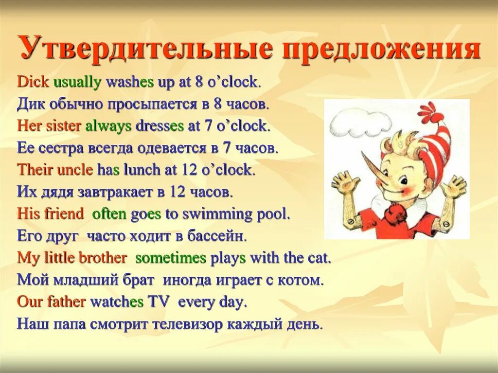 Утвердительное предложение в английском примеры Нам года не беда Приглашаем Вас на новую общедоступную информационно-развлекательную онлайн-площадку для.. ВКонтакте