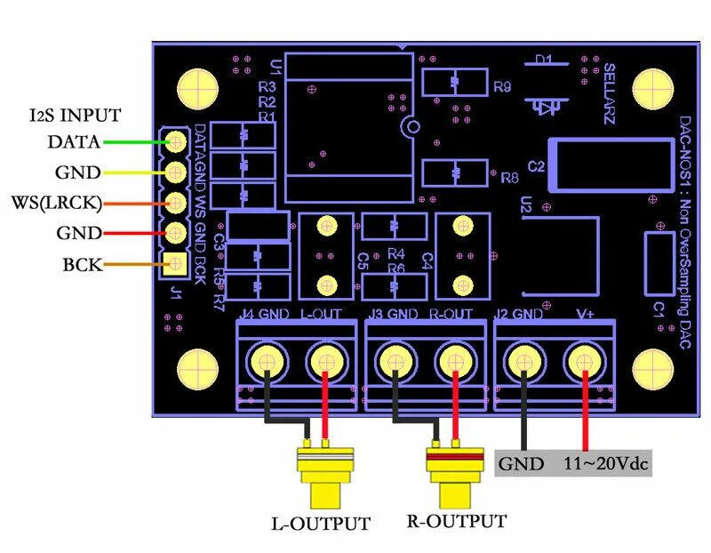 S input. Dac-nos1 : non over-sampling dac, tda1543t, i2s input. tda1543. tda1543 192khz. плеер на tda1543.