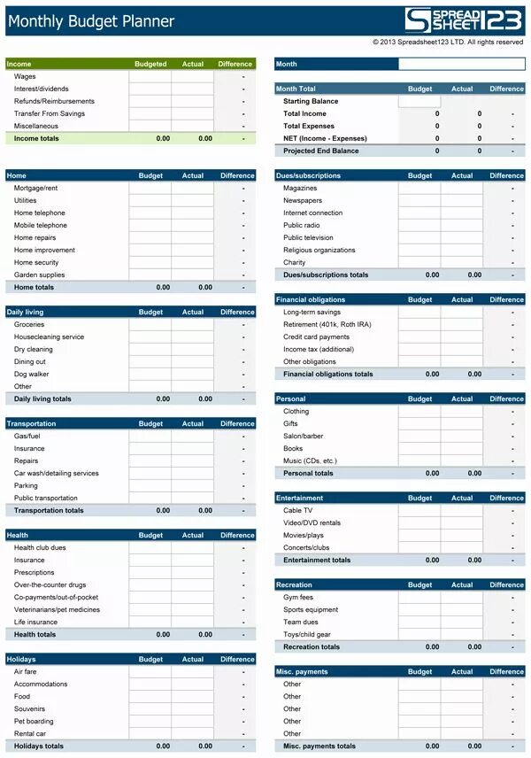 Monthly budget Planner. Monthly budget Plan. Planner for budget. Planning a monthly budget.