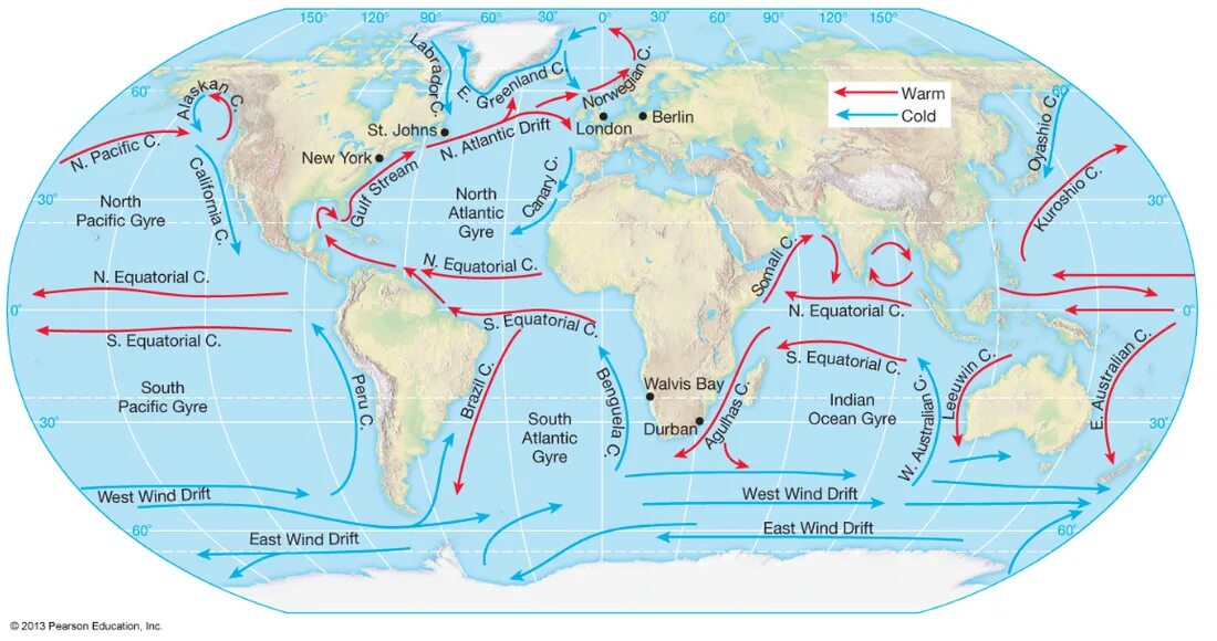 Назовите теплые течения атлантического океана. Северное пассатное течение на карте Атлантического океана. Схема течений мирового океана. Карта течений мирового океана. Атлантический океан Северное холодные и теплые течения.