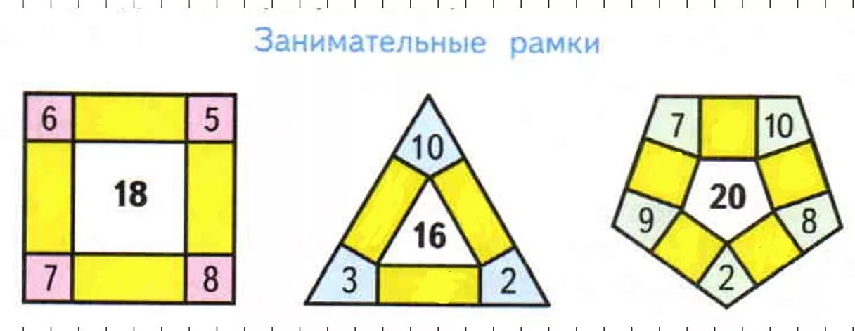 Как решать занимательные рамки. Занимательные рамки. Занимательные рамки математика. Математическая задача занимательные рамки. Математические задачи имательные рамки.