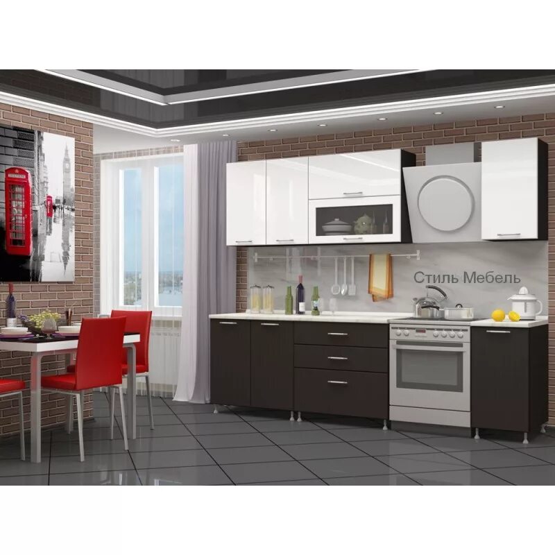 кухня техно-4 2. кухня техно 2,0м техно new (белый глянец теплый/салатовый металлик). кухня виктория 2м венге форес. 0 м (миф). кухня мдф техно 3.
