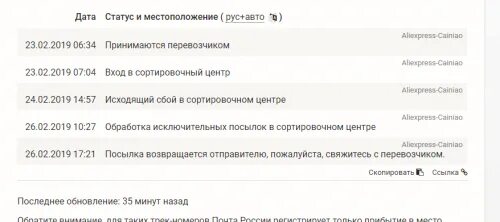 Почему посылка возвращается отправителю почта России. Выслано обратно отправителю покинуло место возврата досылки фото.