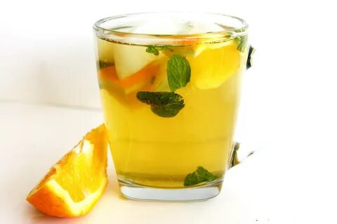 Чай с лимоном и апельсином
