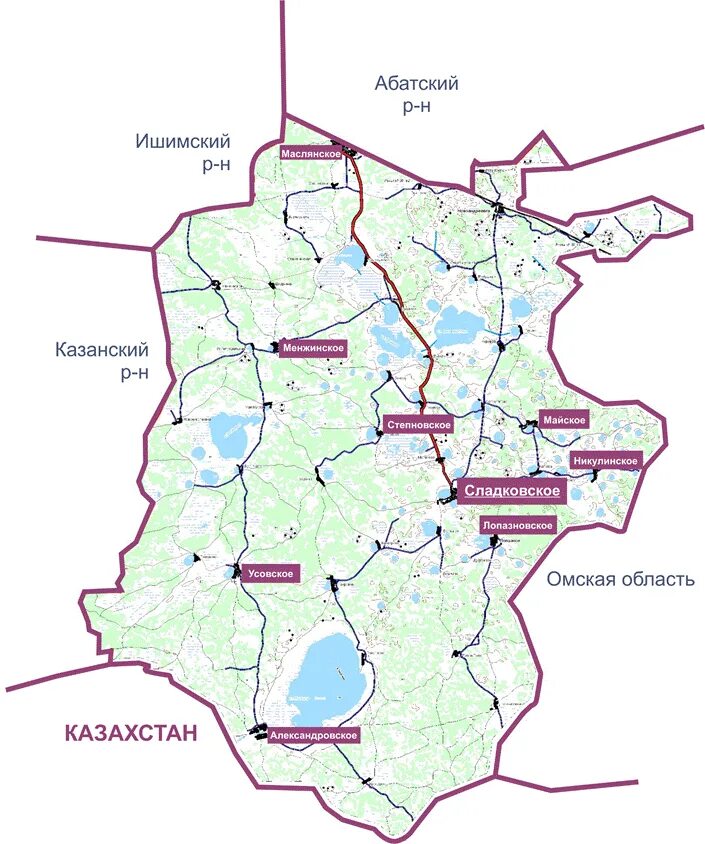 Карта ишимского района подробная. Карта Сладковского района Тюменской области. Карта Сладковский район Тюменской обл. Карта Сладковского района Тюменской. Озера Сладковского района Тюменской области на карте.