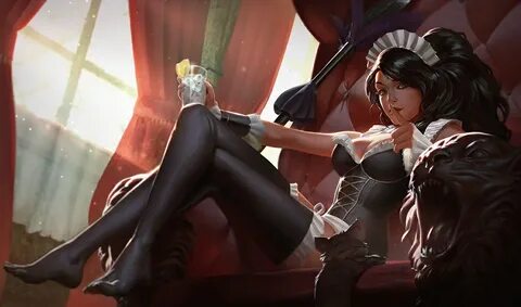 French maid nidalee skin