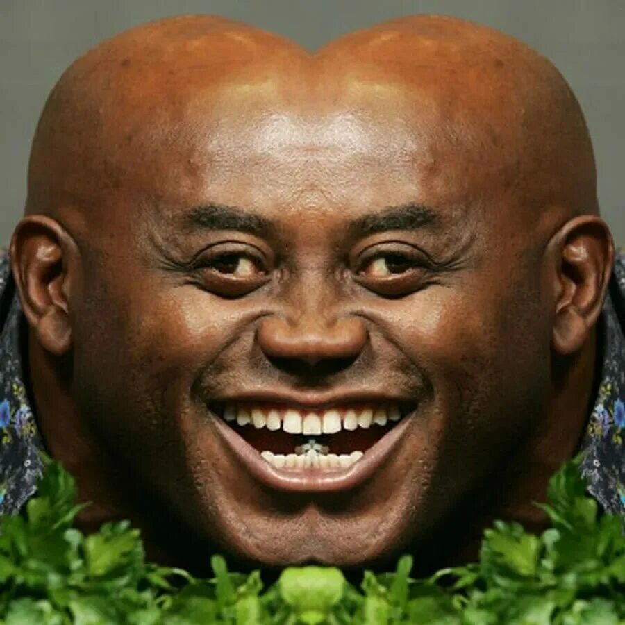 Актер угар. Ainsley Harriott. Эйнсли Хэрриот смеётся. Негр улыбается. Голова негра.