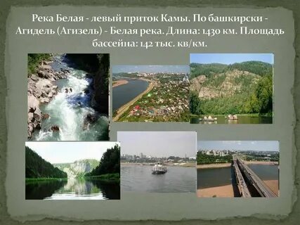 Река белая впадают