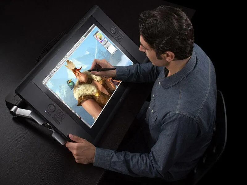 Новое в компьютерной графике. Wacom Cintiq 24hd. Wacom Cintiq 24hd Touch (DTH-2400). Wacom Cintiq 24 Touch. Wacom Cintiq 17sx..