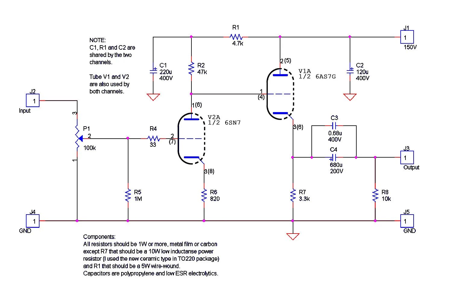 Усилитель 3 канала. Ламповый микрофонный усилитель 6н28б схема. Катодный повторитель на 6н23п. Схема катодного повторителя на лампе 6н2п. Усилитель для наушников на 6н2п схема.