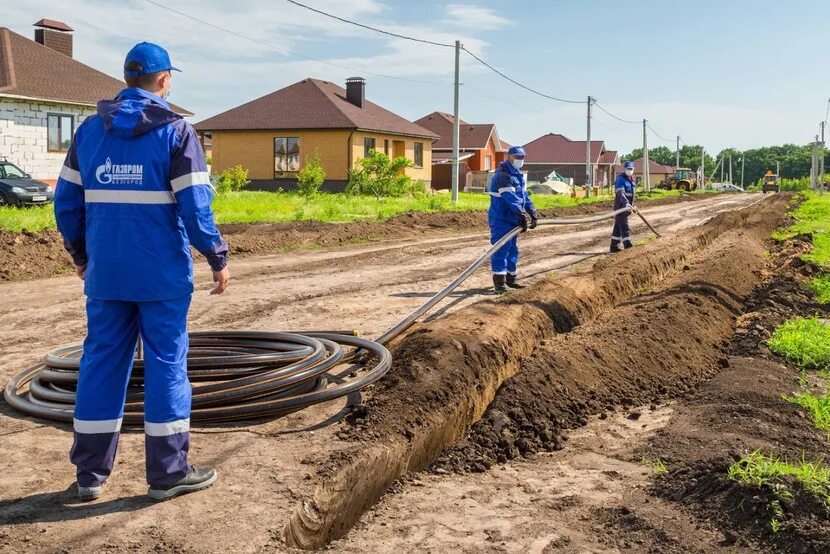 Проведение газа в деревню