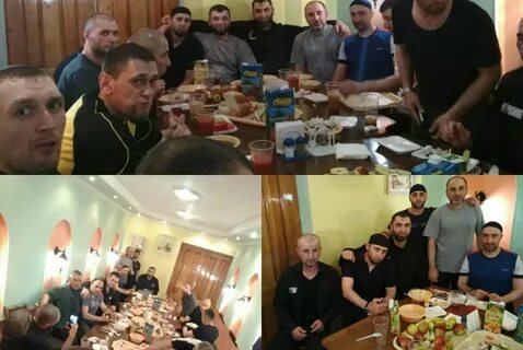 Застолье в колонии
