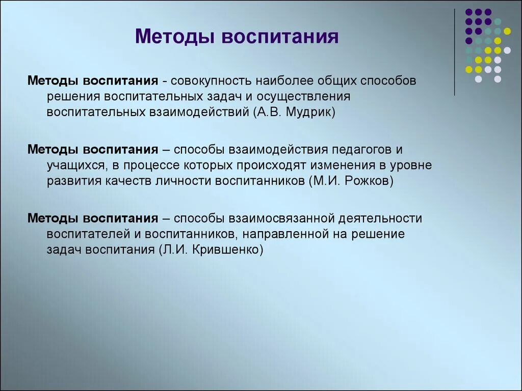 Метод воспитания это в педагогике. Определением понятия «методы воспитания». Методы. Метода воспитания в педагогике.