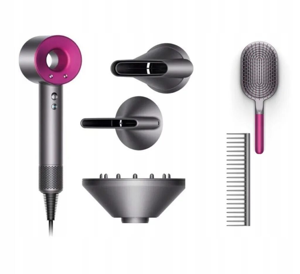 Как сушить феном дайсон. Dyson hd07 комплект. фен дайсон серый. фен дайсон hd01 красный. фен dyson supersonic.
