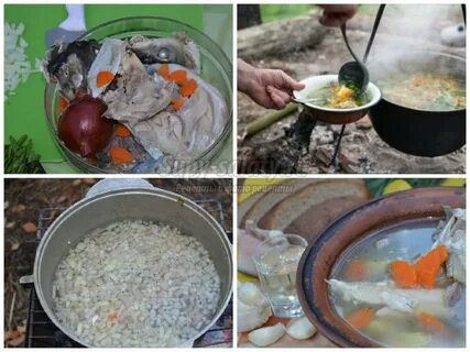 Рецепт простой ухи из речной рыбы
