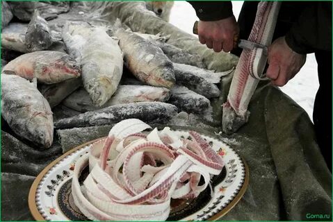 Блюдо из замороженной рыбы