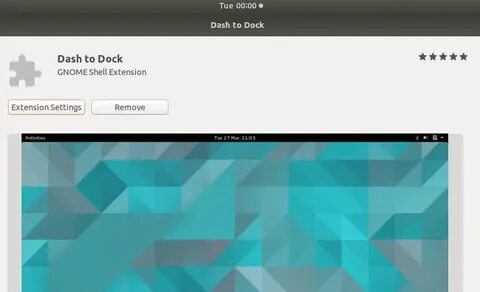 Gnome dash to dock