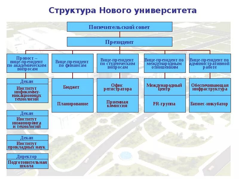 Новая структура новое время. Структура университета. Структура вуза. Структура учебного заведения. Структура университета схема.