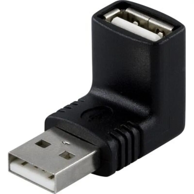 Адаптер USB (штекер угловой USB – гнездо USB). Адаптера USB (штекер угловой USB – гнездо USB) длина 50 см. USB Type b угловой переходник. Двухсторонний USB2.0 разъем.