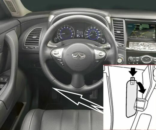 Инфинити fx35 предохранители и реле Блок реле и предохранителей Infiniti FX35 кузов S50 двигатель VQ35DE
