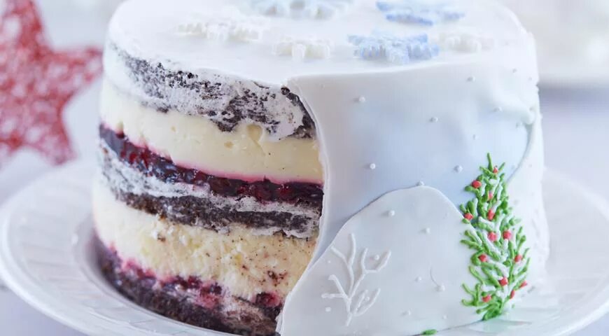 Snow cake