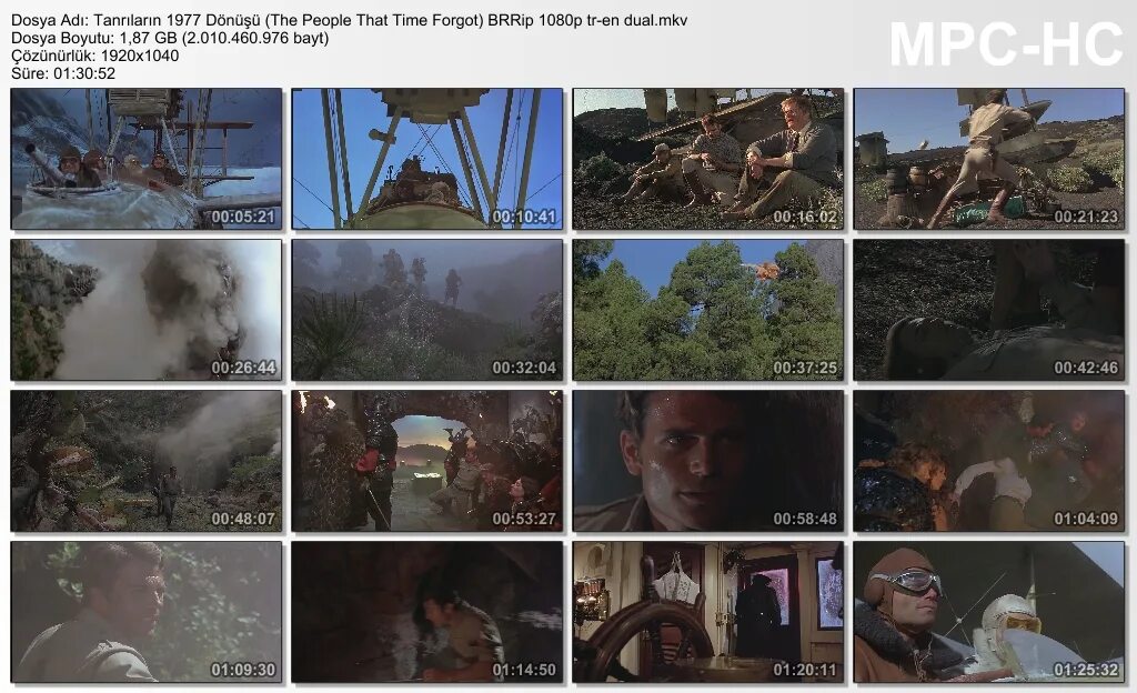 Forgetting time. The people that time forgot 1977.