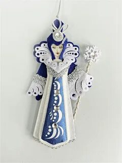 Елочная игрушка снежная королева