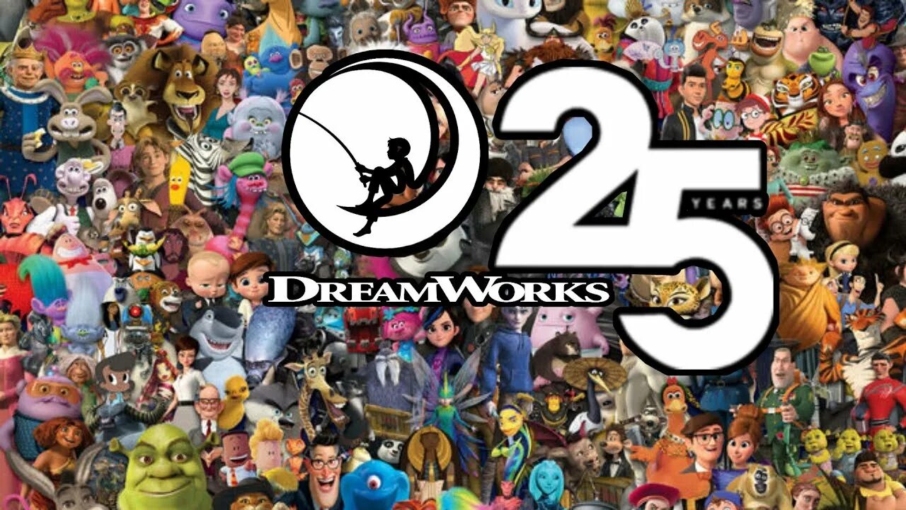 Включи 25 16. Dreamworks Телеканал. Дримворкс 25 лет. Логотипы мультфильмов Dreamworks.