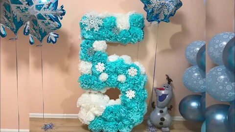 Цифра 5 салфетки