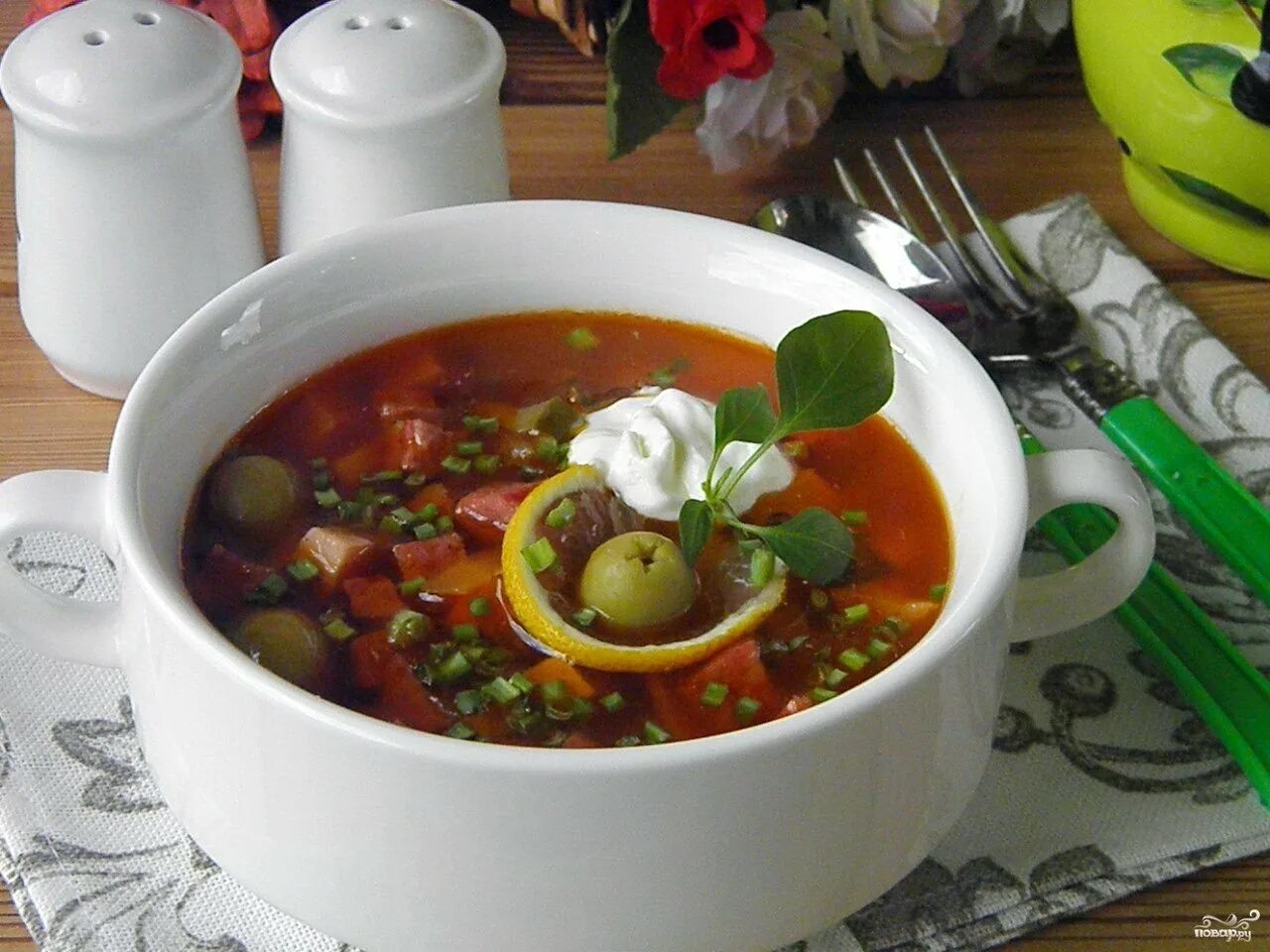Как сделать вкусную солянку