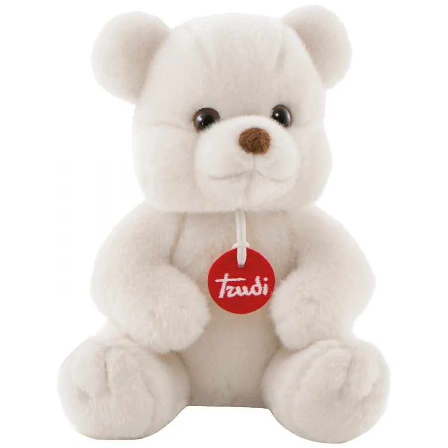 Включи белый мягкий. Медведь Trudi. Игрушка мягкая Медвежонок. Мягкая игрушкаммедведя. Белый медведь игрушка.