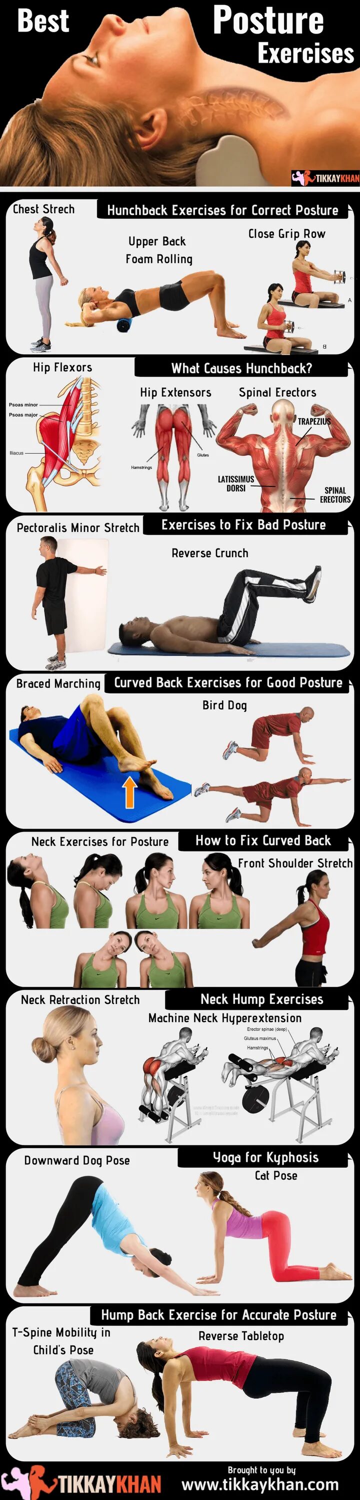 Best exercises. Posture exercises. exercises for posture. best exercise for good posture. exercises for back mobility.