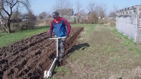 Вспашка огородов плугом